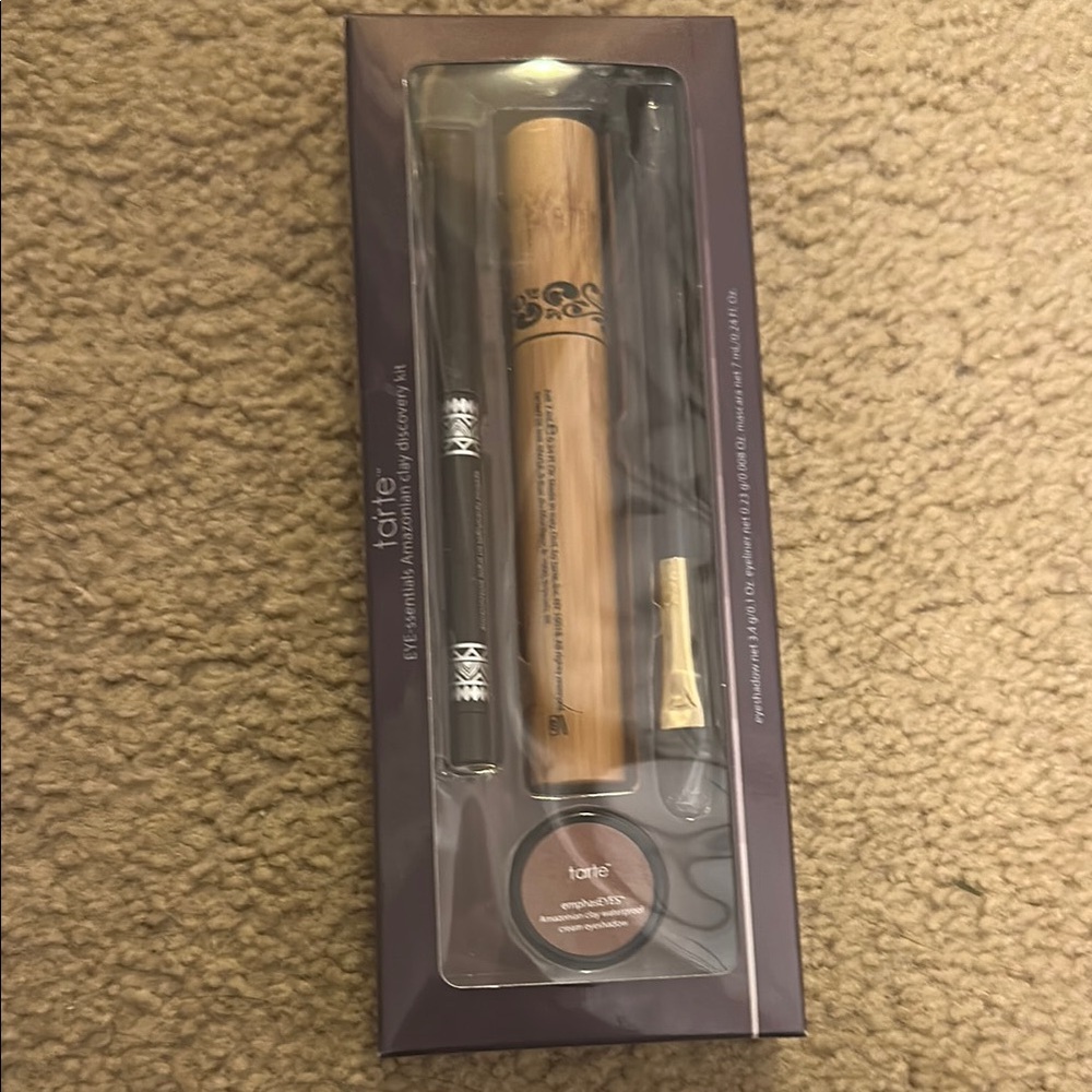 Tarte Makeup Set with eyeshadow, mascara and eyeliner